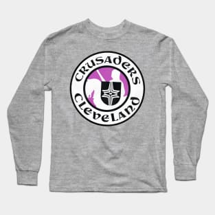 Defunct Cleveland Crusaders Hockey Team Long Sleeve T-Shirt